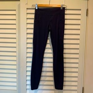 Athleta Girl super soft Navy full length leggings
